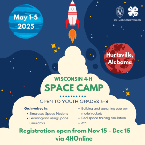 Wisconsin 4-H Space Camp