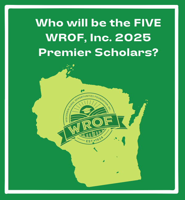 Who will be the five WROF Inc. 2025 Premier Scholars? 