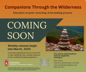 Coming Soon – Companions Through the Wilderness Class