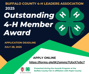 2025 Outstanding 4-H Member