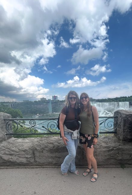 Adult chaperones by Niagara Falls.