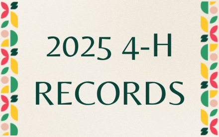 2025 4-H Records