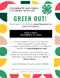 Celebrate National 4-H Week with a Green Out!
