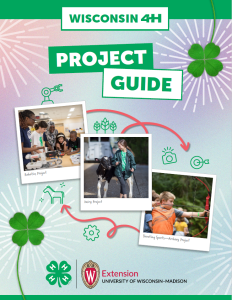 Wisconsin 4-H NEW Project Guide