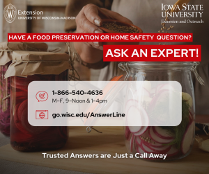 UW-Madison Extension Partners with Iowa State to Bring Trusted Food Preservation and Safety Advice to Wisconsin