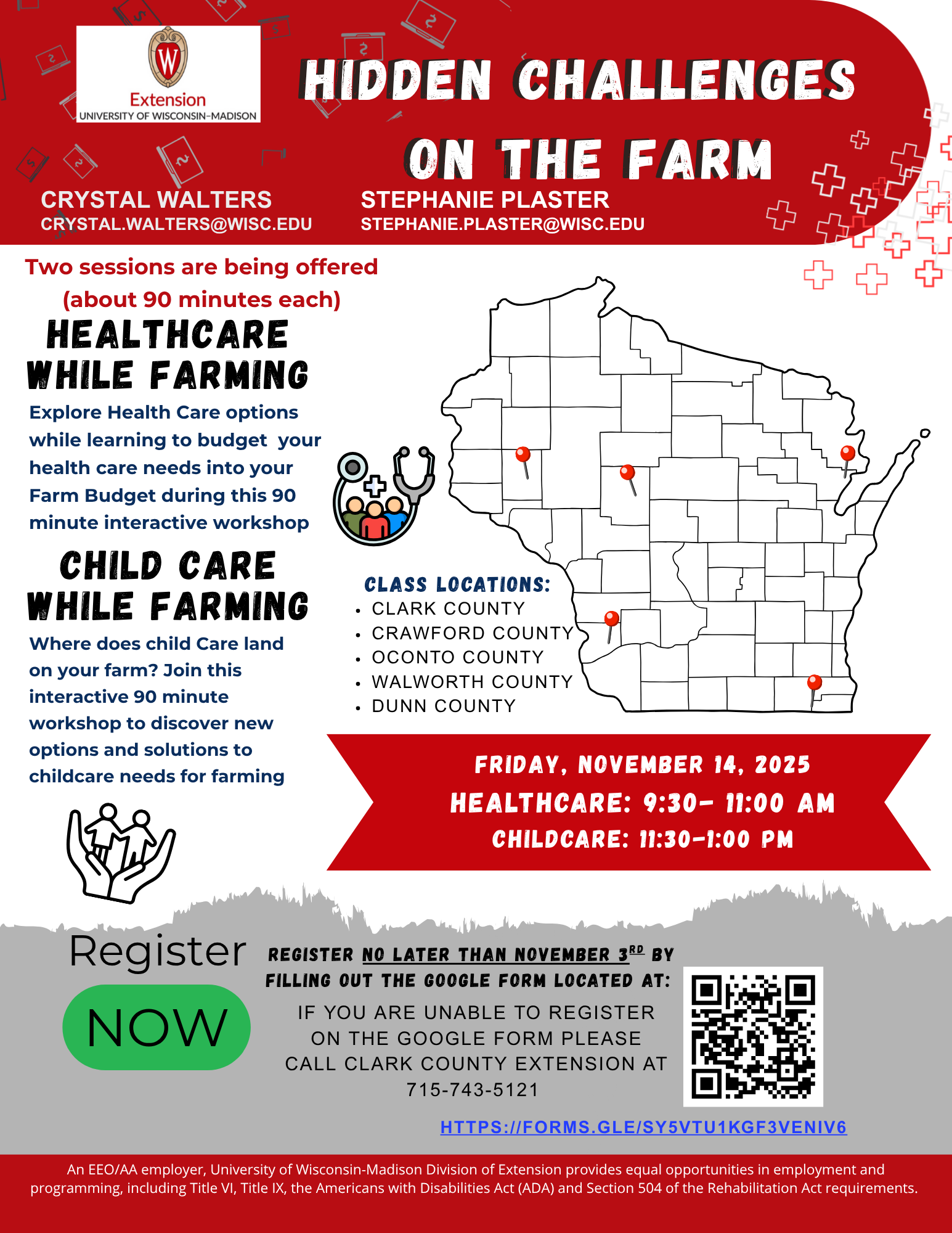 Hidden Challenges on the Farm Flyer
