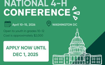 National 4-H Conference – Apply Now!