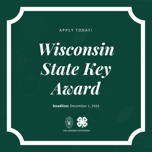 Wisconsin 4-H State Key Award Program