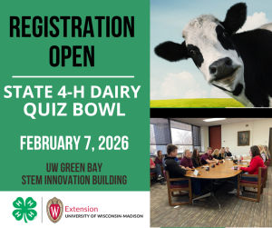 State 4-H Dairy Quiz Bowl – Registration Open