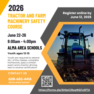 2026 Tractor Safety Course Offered