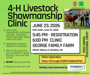2026 Livestock Showmanship Clinic