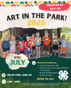 Art in the Park! Register Today!