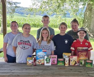 Golden Hornets 4-H Club Gives Back with Food Shelf Donation Drive
