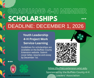 Graduating 4-H Member Scholarship